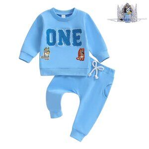 Bluey Sweater Bluey Pants Bluey First Birthday Bingo Outfit Clothes Leggings